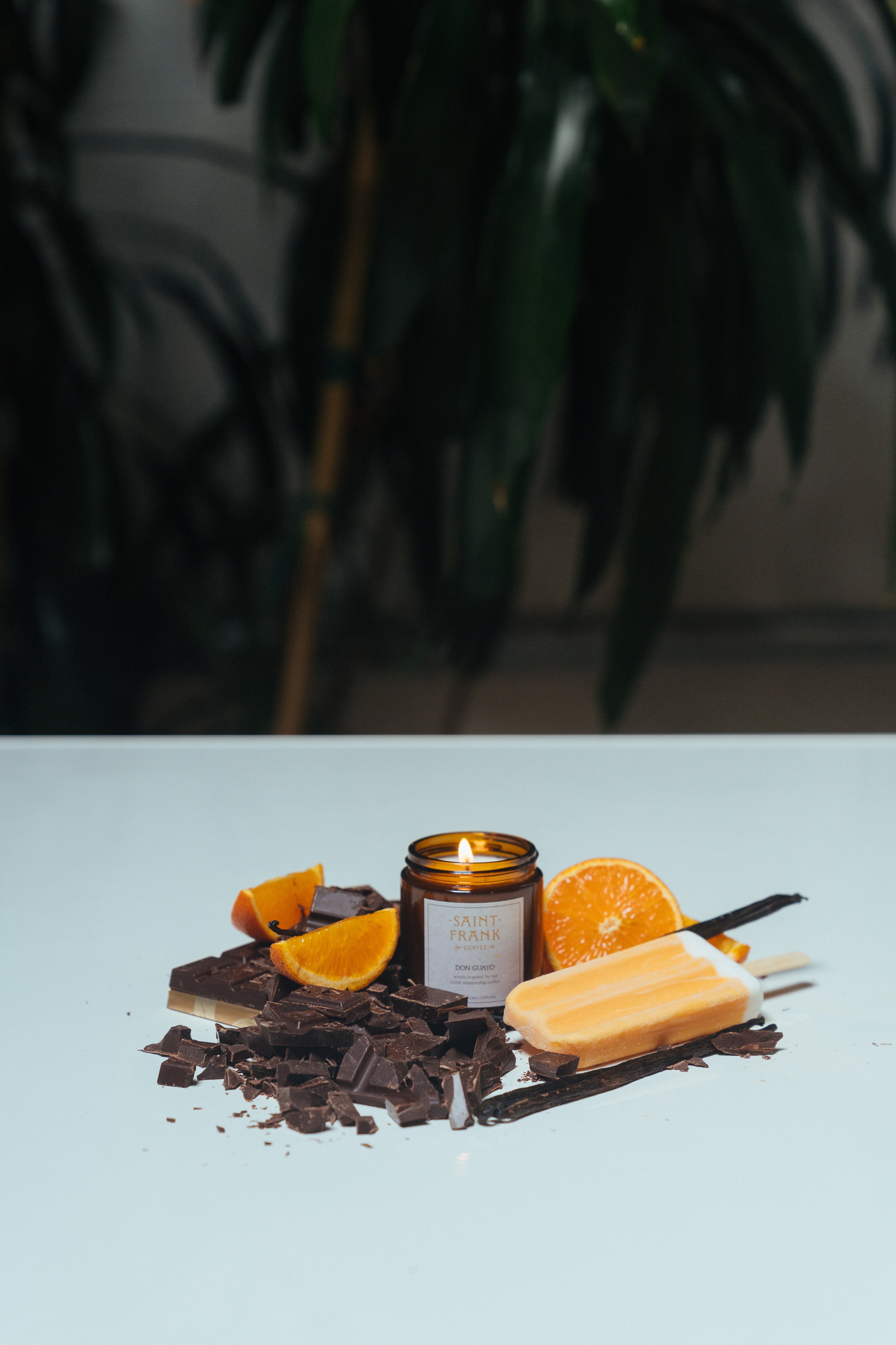 Candle product shot