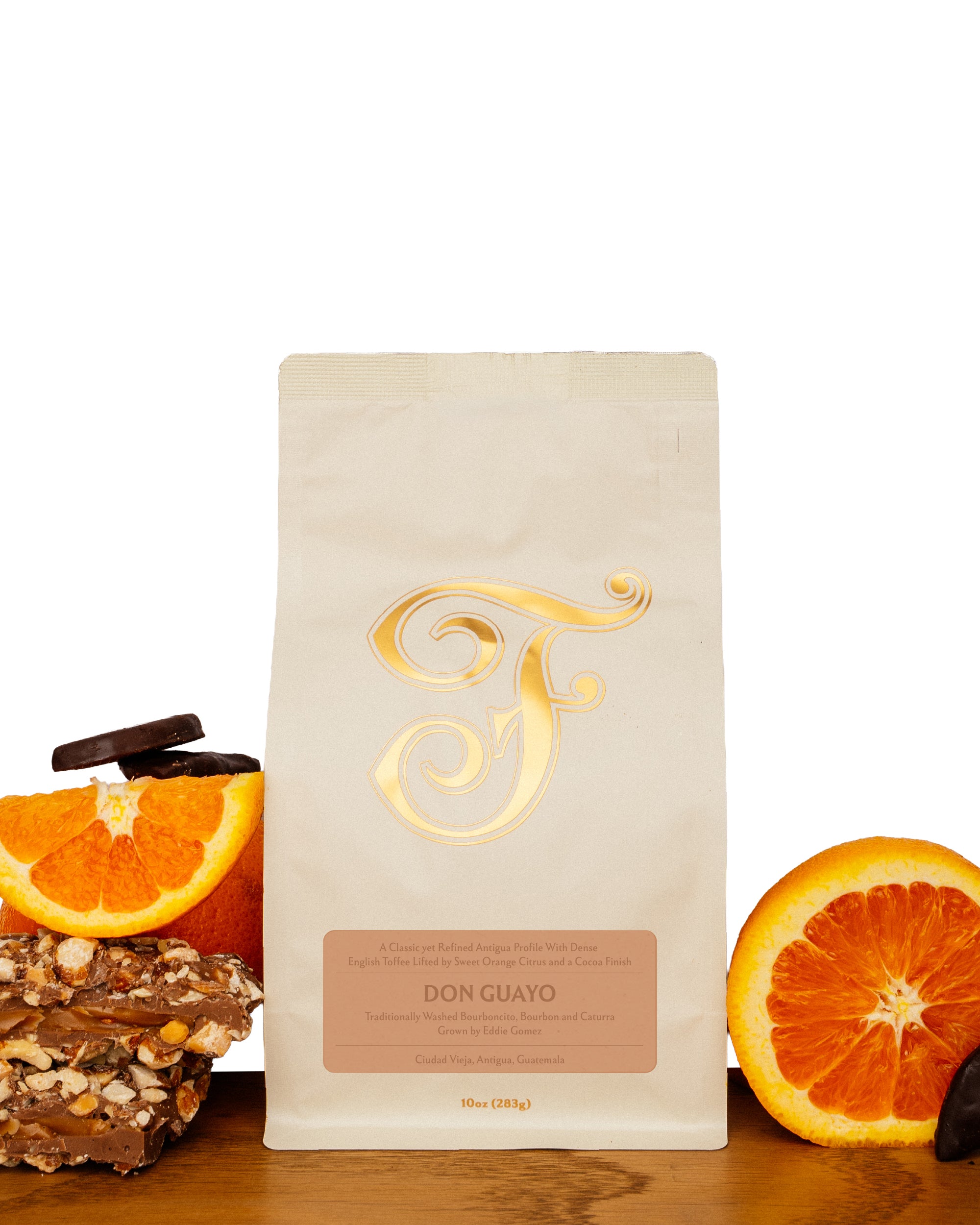 Guatemala Don Guayo coffee label