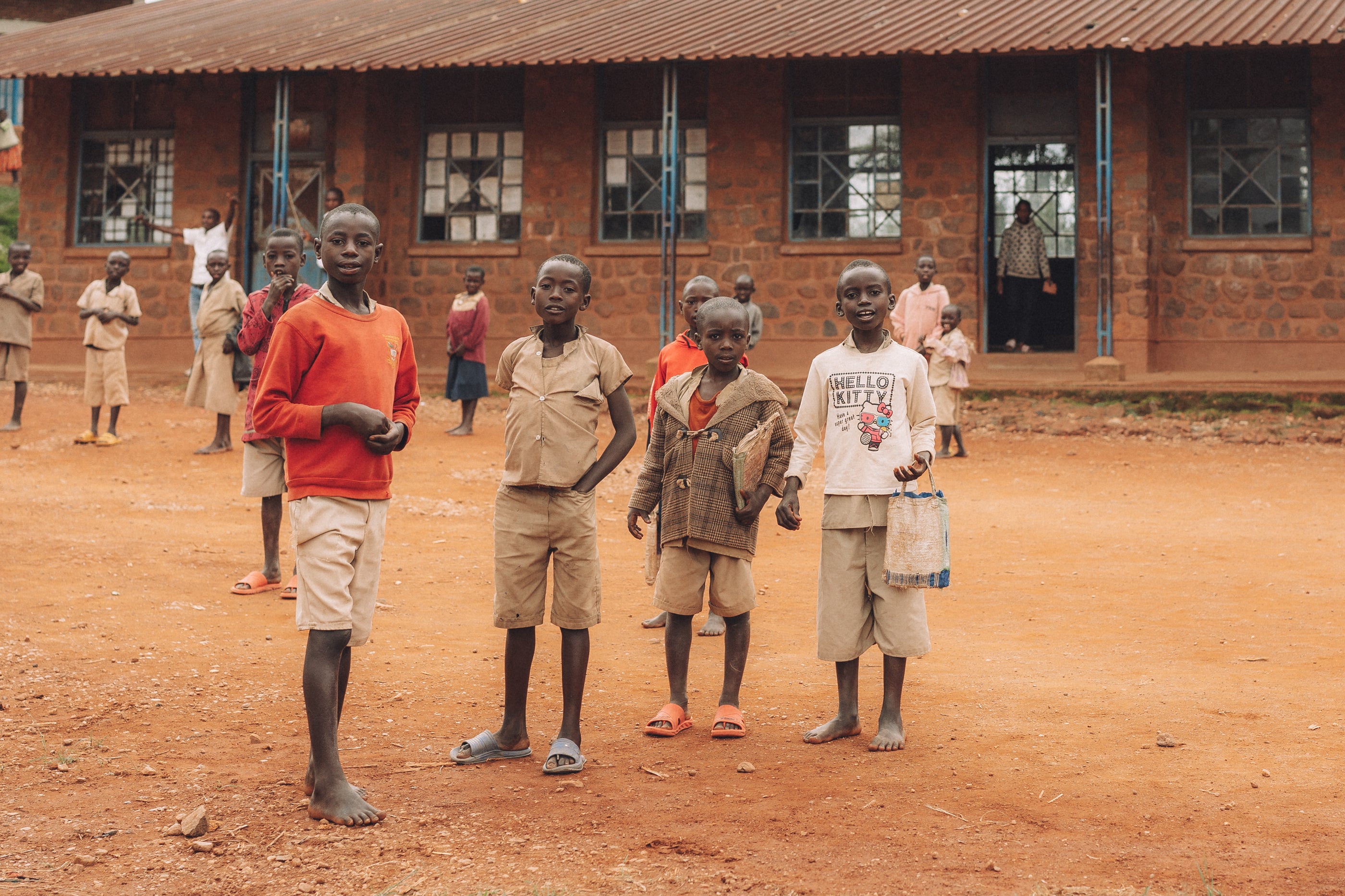 Burundi children playing