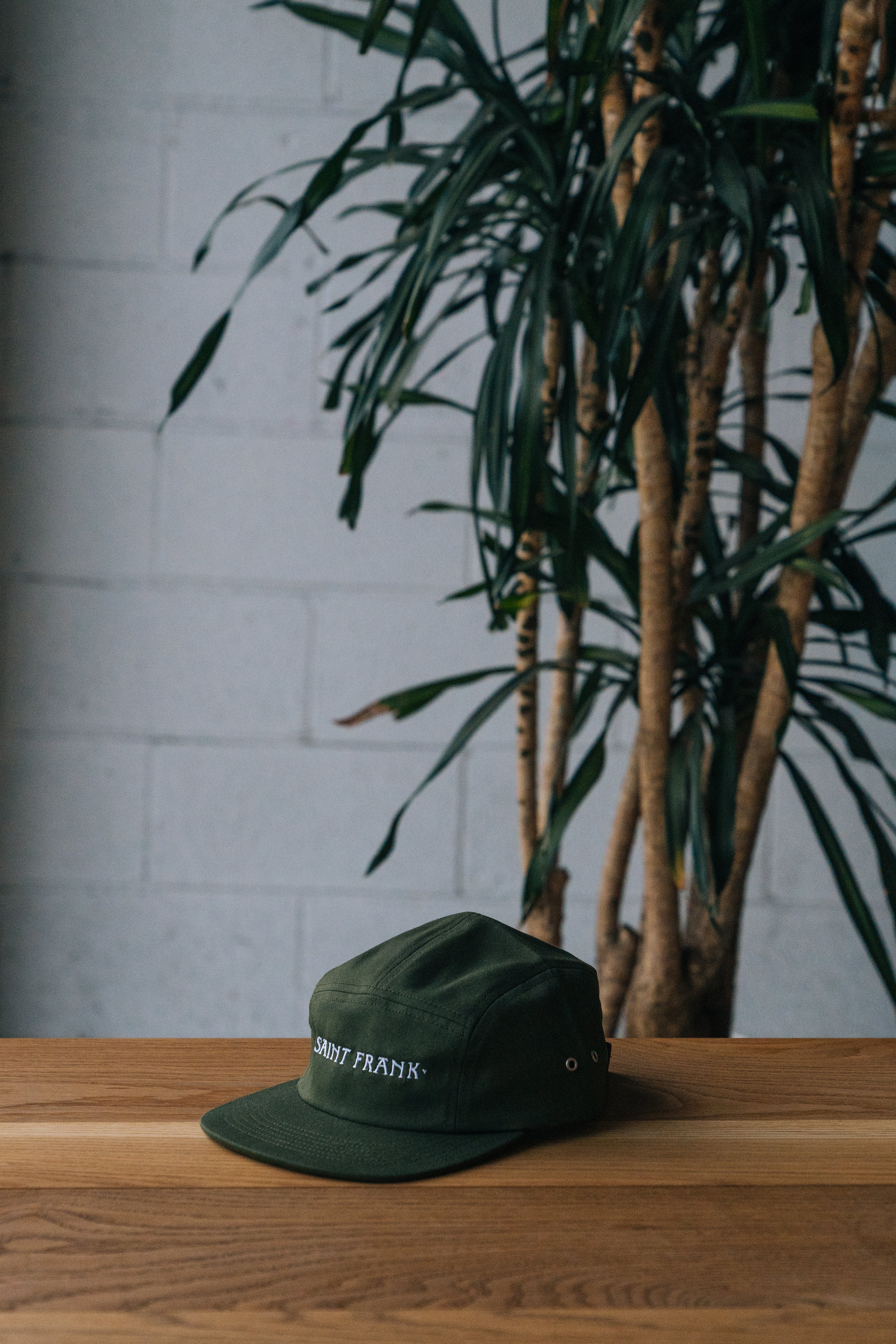 Saint Frank Logo Green Five Panel Hat