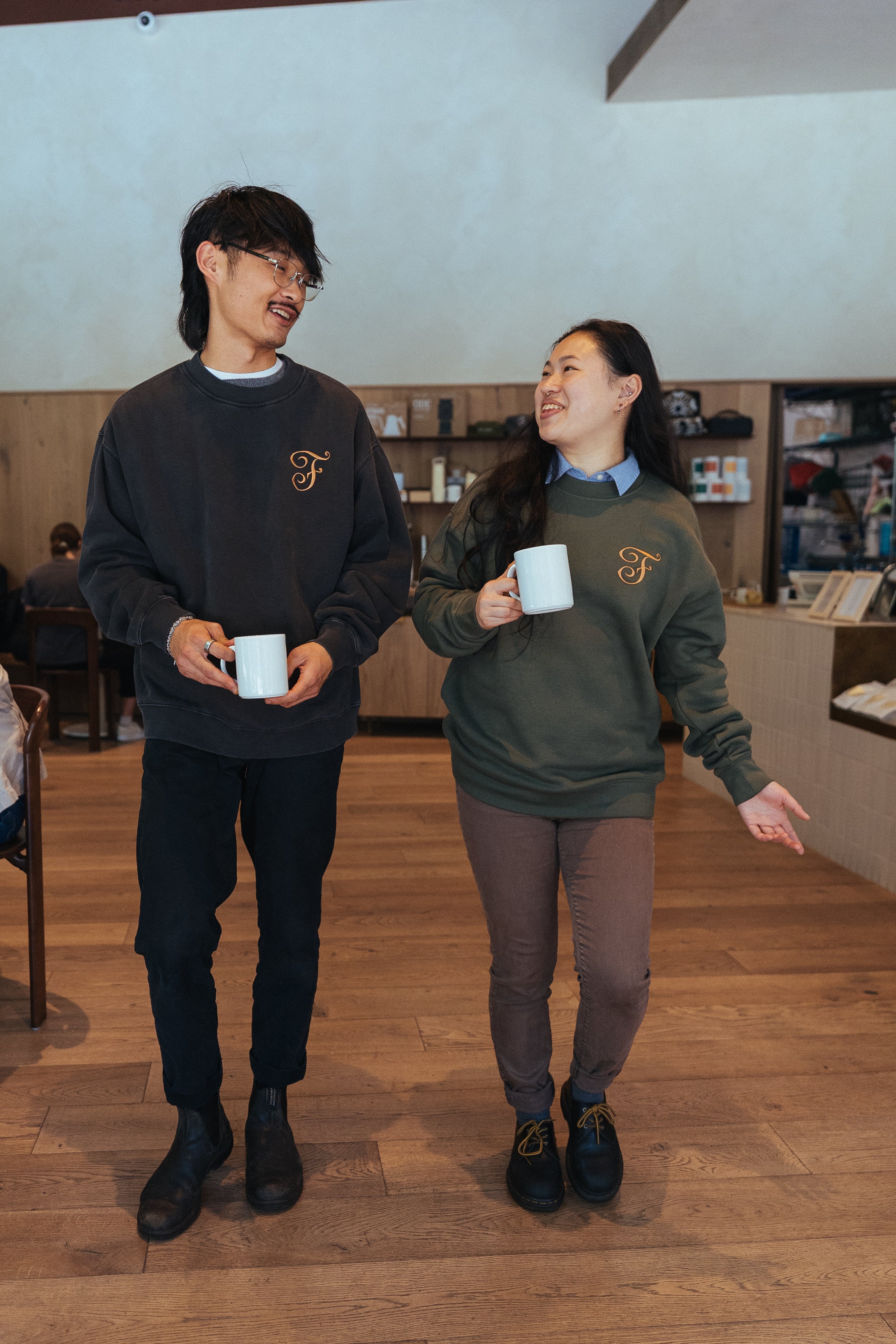 Crew Neck F Sweatshirt