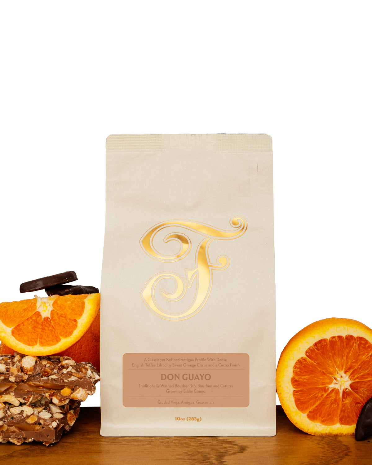 Guatemala Don Guayo coffee label