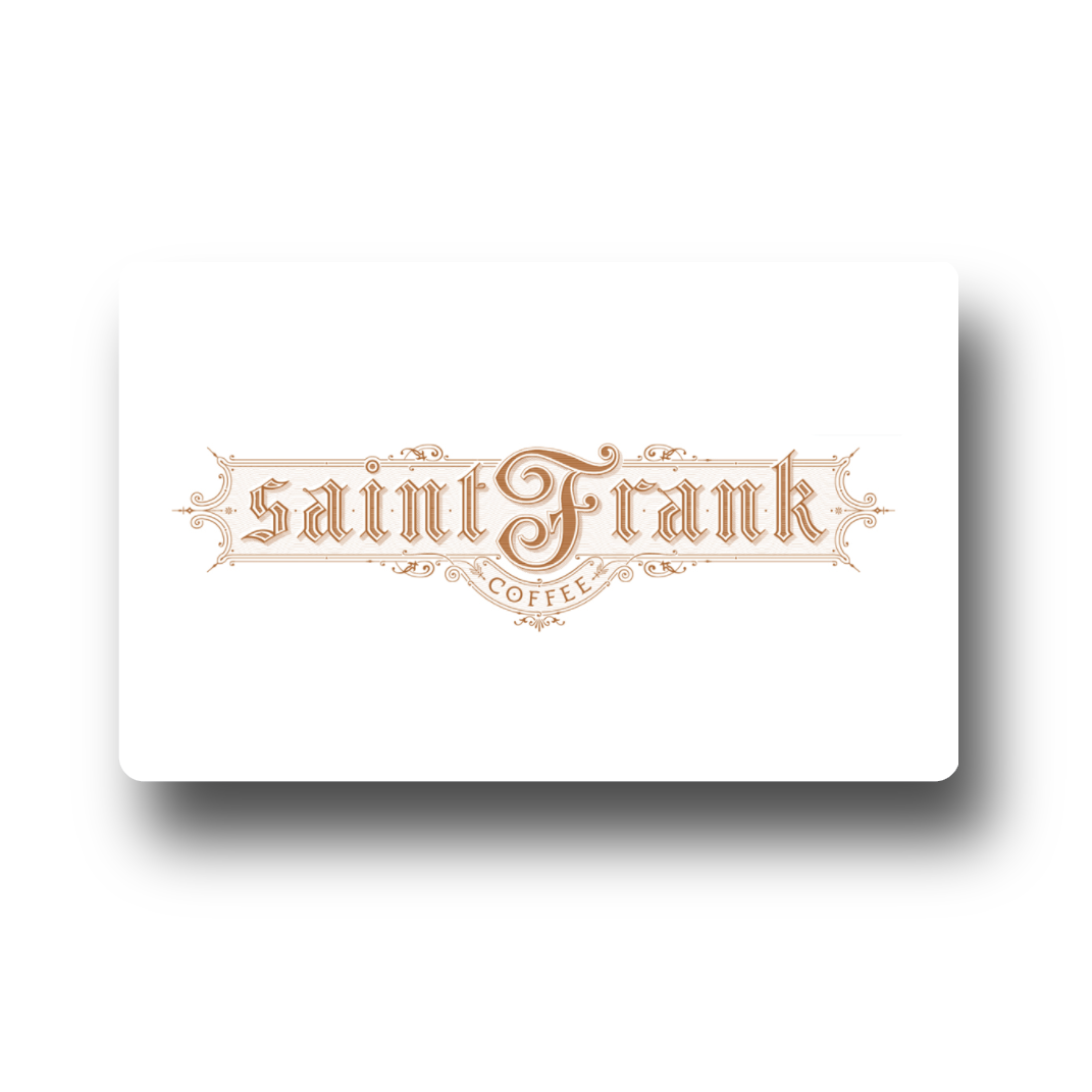 Saint Frank coffee gift card